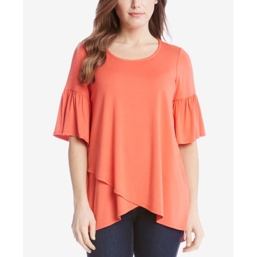 Karen Kane High Low Wrap Top